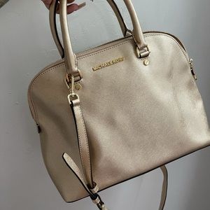 Gold Micheal kors bag